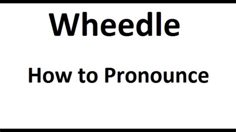 how to pronounce wheedle|wheedle: How to pronounce wheedle with Phonetic .